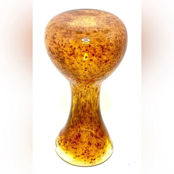 Artisan Made Hand Blown Glass Flower Bud Vase - Picture 3 of 4